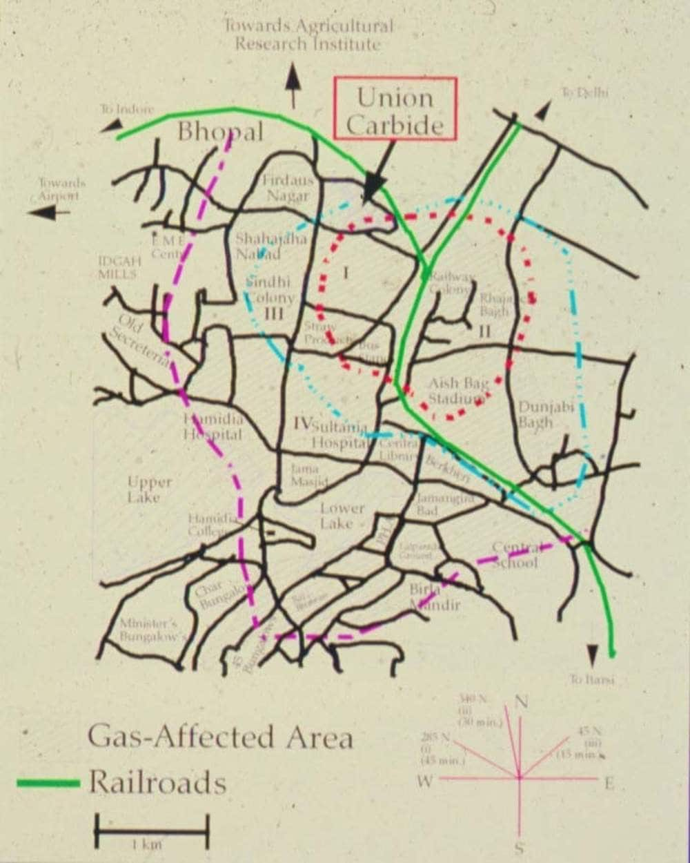 Bhopal site map 