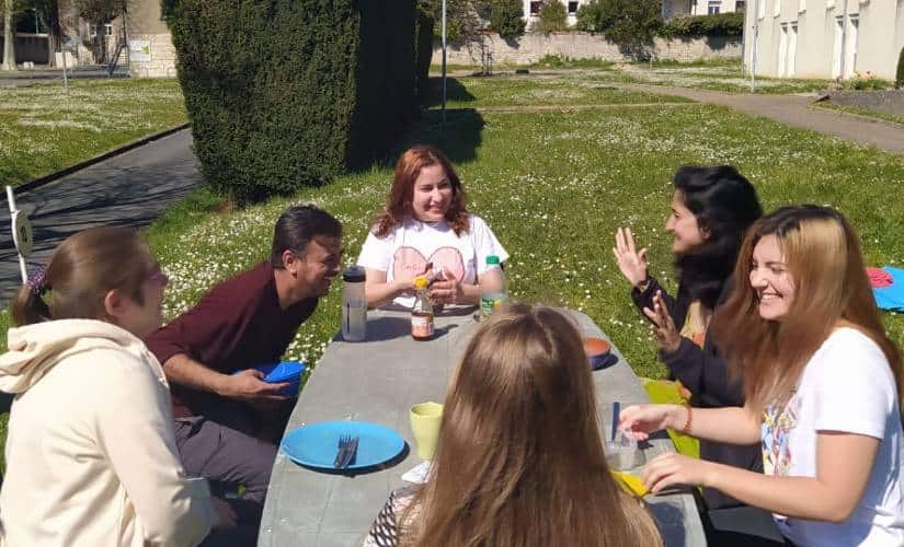 Ramya Maddali, an English language assistant is living in a hostel in Orléans, France. Image courtesy: Ramya Maddali