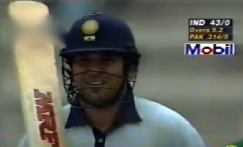 Sachin Tendulkar’s blitz led the way for India’s chase of 314 against Pakistan in Dhaka. Image Courtesy: YouTube 