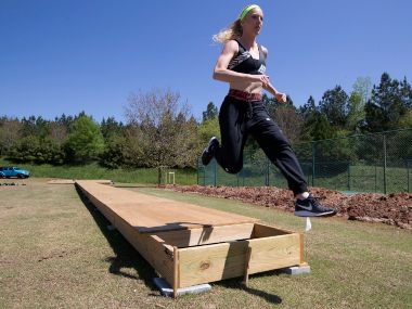 Olympic silver medalist Sandi Morris builds pole-vault set-up from scratch to continue training amidst COVID-19 shutdown Olympic silver medalist Sandi Morris builds pole-vault set-up from scratch to continue training amidst COVID-19 shutdown