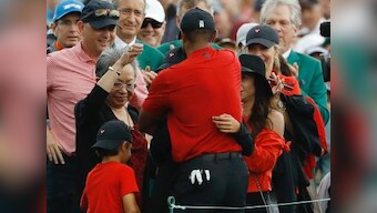 One year on: Tiger Woods' last Masters win, his 15th major, as much about family as a green jacket