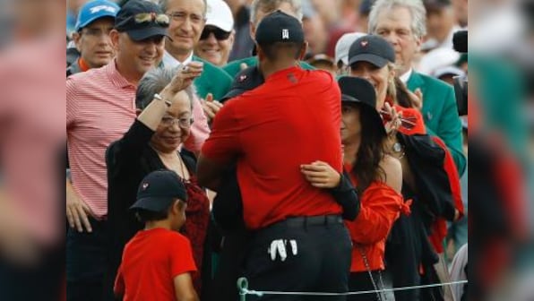 One year on: Tiger Woods' last Masters win, his 15th major, as much about family as a green jacket