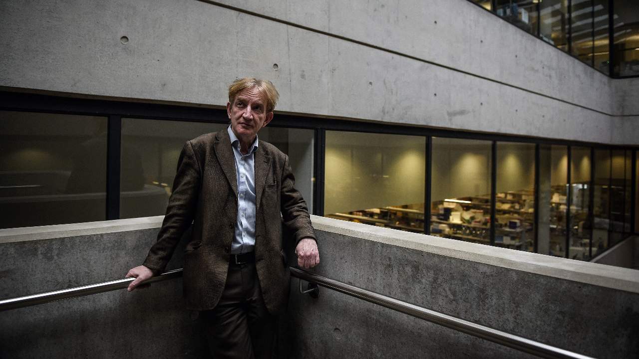 Prof. Adrian Hill, director of Oxford Unversity's Jennings Institute, in Oxford on Friday, April 24, 2020. His team is working to produce a coronavirus vaccine. (Mary Turner/The New York Times) 