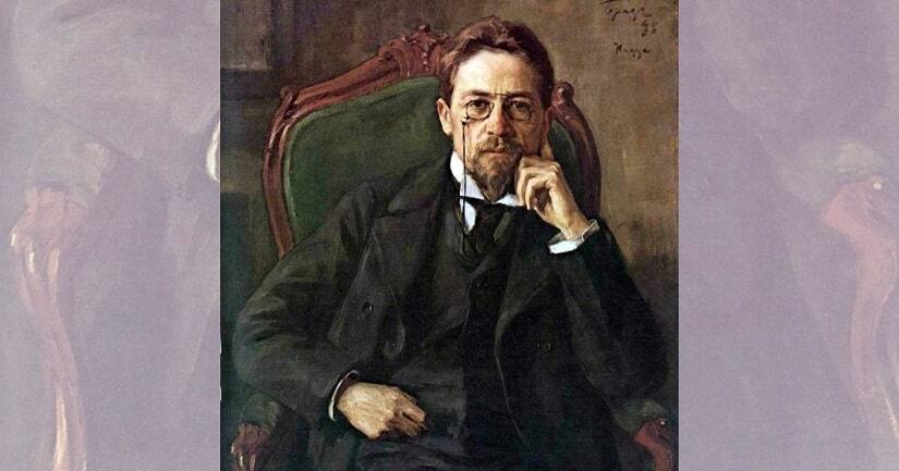 Portrait of Anton Chekhov circa 1898, by Osip Braz. Image via Wikimedia Commons
