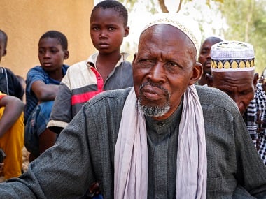 Refugees are living in a school on the outskirts of Burkina Faaso's capital. File image. AP