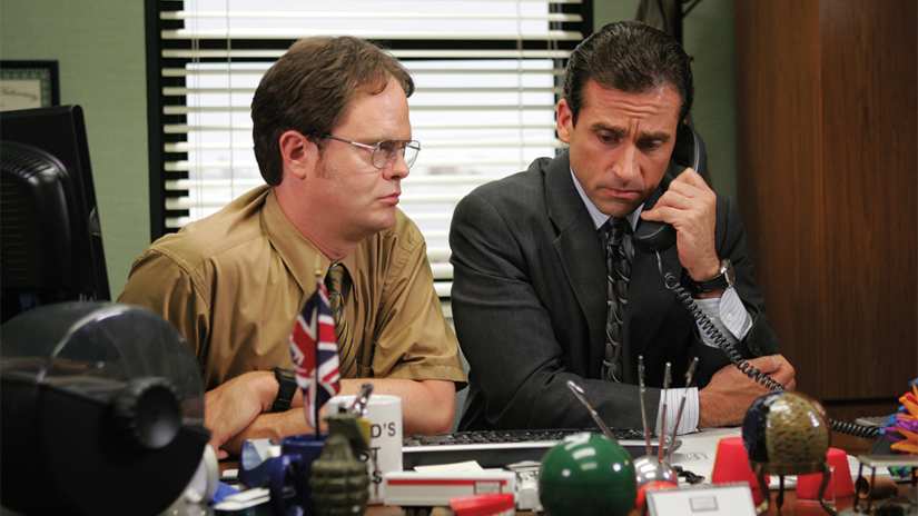 A still from The Office. Image from Twitter