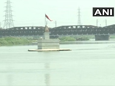 Uttar Pradesh: Ganga-Yamuna water level rises in Prayagraj, submerges low-lying areas
