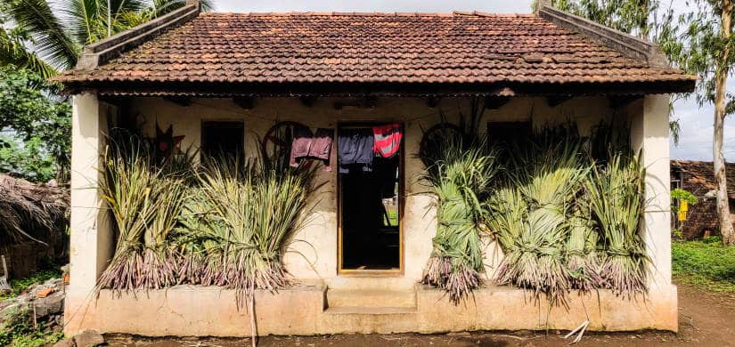 One of the 108 households in the Dhakale hamlet