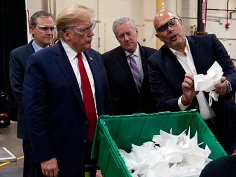Donald Trump tours face mask factory in Arizona without wearing one, confirms plans to wind down White House coronavirus task force Donald Trump tours face mask factory in Arizona without wearing one, confirms plans to wind down White House coronavirus task force