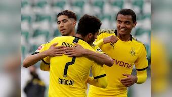 Bundesliga: Raphael Guerreiro, Achraf Hakimi score as Dortmund beat Wolfsburg; Kai Havertz bags brace in Bayer win