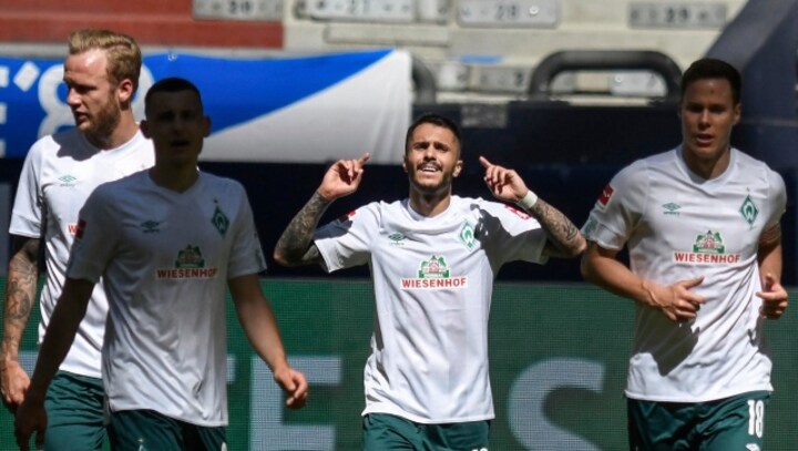 Bundesliga: Leonardo Bittencourt's stunner provides Werder Bremen glimmer of hope in relegation battle