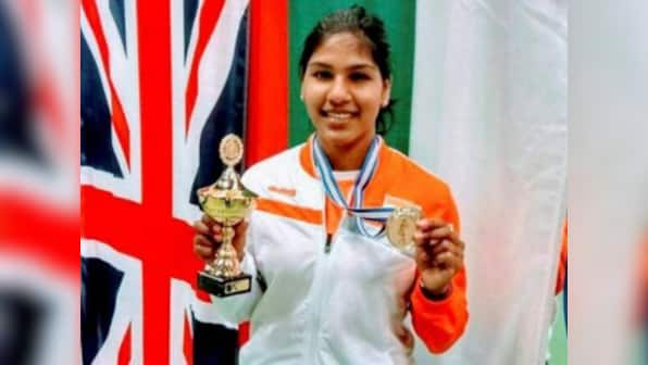 Indian fencer CA Bhavani Devi using kitbag as target practice amidst COVID-19 lockdown