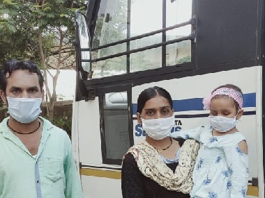 Despite hurdles, nine child cancer patients reach home from Mumbai during lockdown; parents relieved, but worry about livelihood Despite hurdles, nine child cancer patients reach home from Mumbai during lockdown; parents relieved, but worry about livelihood