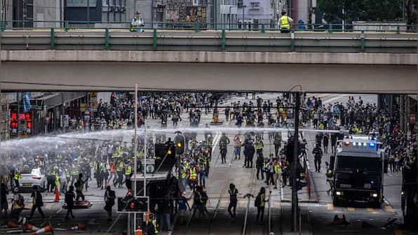 Hong Kong Police fires tear gas as protesters resist China's grip, launch first major demonstration after COVID-19 outbreak