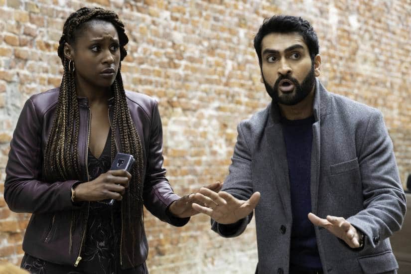 Issa Rae and Kumail Nanjiani in a still from The Lovebirds