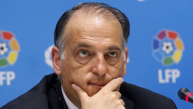 Spanish league president Javier Tebas hopes fans can return in stands for LaLiga games after Easter Spanish league president Javier Tebas hopes fans can return in stands for LaLiga games after Easter