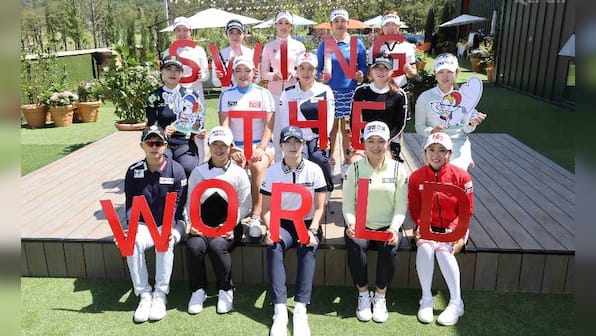 Golf gingerly returns to courses but the best competition comes from South Korea women at $2.5 million LPGA event