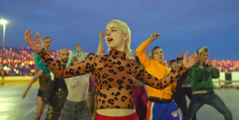 Mariana Di Girolamo dances in Ema