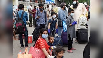 Scores of passengers reaching New Delhi station left stranded with no buses or cabs available for journey home