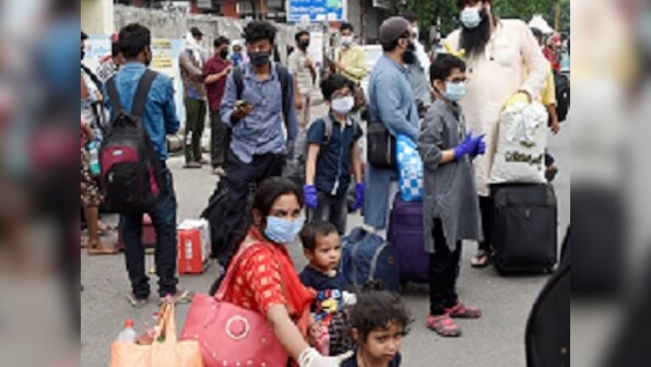 Scores of passengers reaching New Delhi station left stranded with no buses or cabs available for journey home