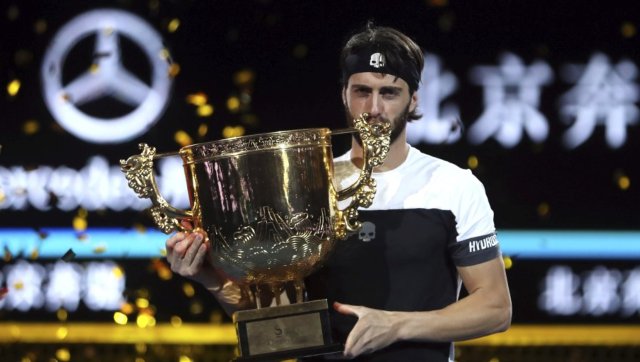 Georgian tennis player Nikoloz Basilashvili charged with assaulting former wife, faces up to three years in prison Georgian tennis player Nikoloz Basilashvili charged with assaulting former wife, faces up to three years in prison