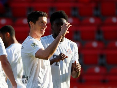 Bundesliga: Robert Lewandowski, Benjamin Pavard score as Bayern Munich win on return; Cologne held by Mainz Bundesliga: Robert Lewandowski, Benjamin Pavard score as Bayern Munich win on return; Cologne held by Mainz