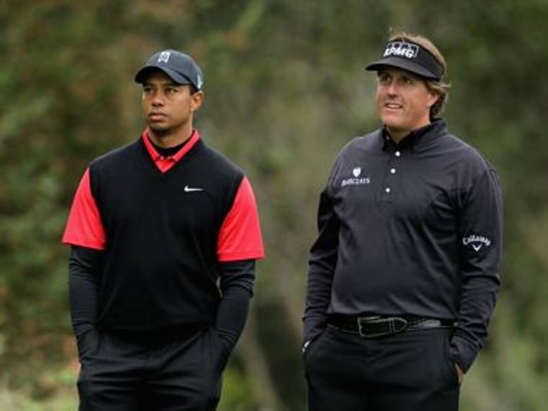 No Major Title At Stake But Bragging Rights Up For Grabs In Highly Anticipated Tiger Woods Phil Mickelson Charity Match Sports News Firstpost