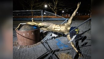 City of Malmo to move Swedish football star Zlatan Ibrahimovic's statue after repeated acts of vandalism