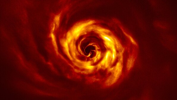 Astronomers find planetary maternity ward, 520 light-years from Earth and watch as a planet is born
