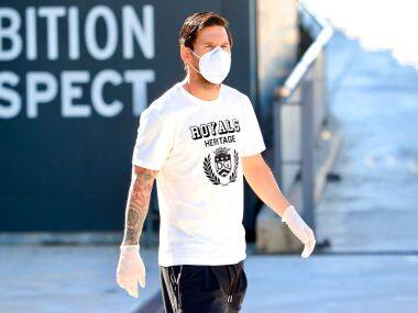 File image of Lionel Messi at Ciutat Esportiva in Barcelona. Image: Twitter/FCBarcelona