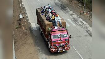 Three migrant workers, infant girl returning home during lockdown killed in two road accidents in Uttar Pradesh, 46 others injured