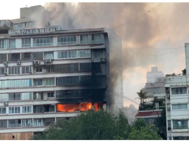 Fire breaks out in 11-storey residential building in South Mumbai; no casualties reported, cooling operations underway Fire breaks out in 11-storey residential building in South Mumbai; no casualties reported, cooling operations underway