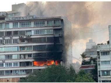 Fire breaks out in 11-storey residential building in South Mumbai; no casualties reported, cooling operations underway