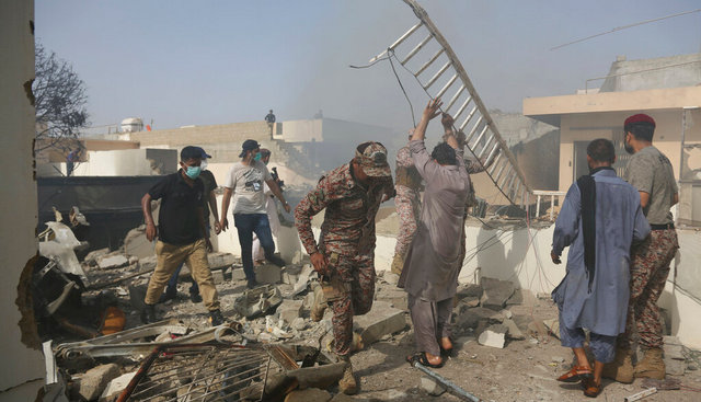 Pakistan plane crash: PIA flight PK8303 crashes in Karachi after losing engine; two rescued, 66 dead as search for survivors continues Pakistan plane crash: PIA flight PK8303 crashes in Karachi after losing engine; two rescued, 66 dead as search for survivors continues