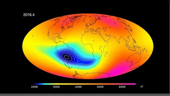 Scientists worried about Earth's weakening magnetic field; swarm satellites to investigate