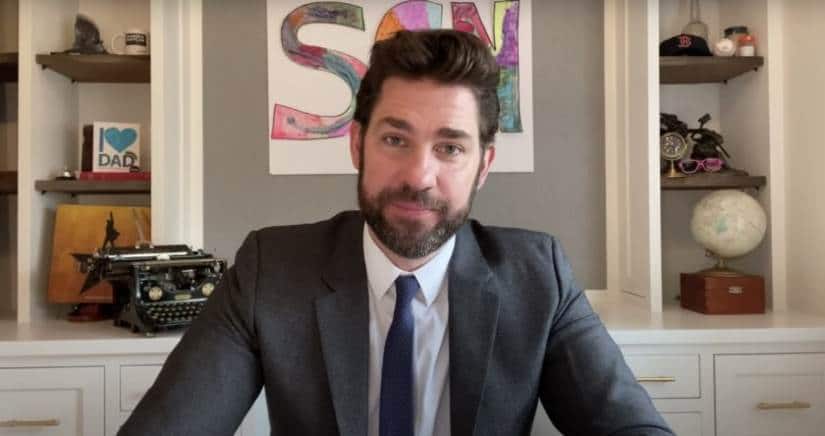 John Krasinski in Some Good News. Image from Twitter
