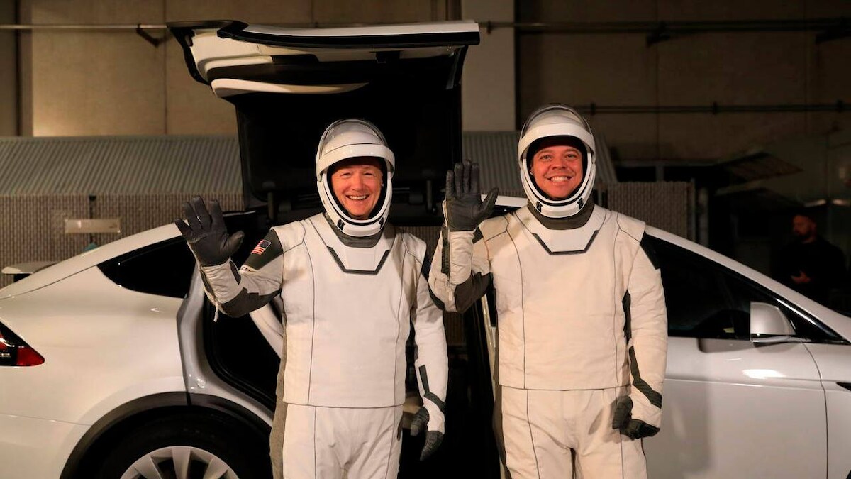 What do we know spacex’s astronaut suits and the vehicle they use to travel to the launchpad; launch on Sunday, 31 May, 12.52 am IST