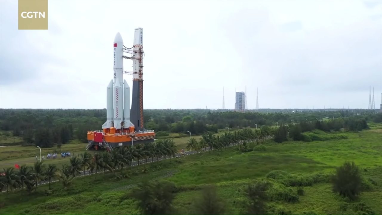 China's largest carrier rocket — Long March-5B — launched an experimental spacecraft, for the first time China's largest carrier rocket — Long March-5B — launched an experimental spacecraft, for the first time