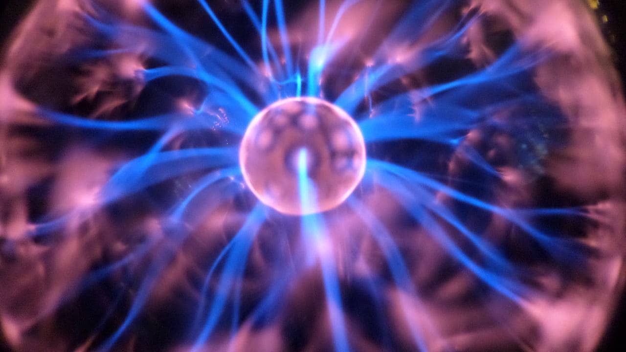 Plasma filaments in a Nikola Tesla style plasma lamp. representational Image. Image credit: Wikipedia