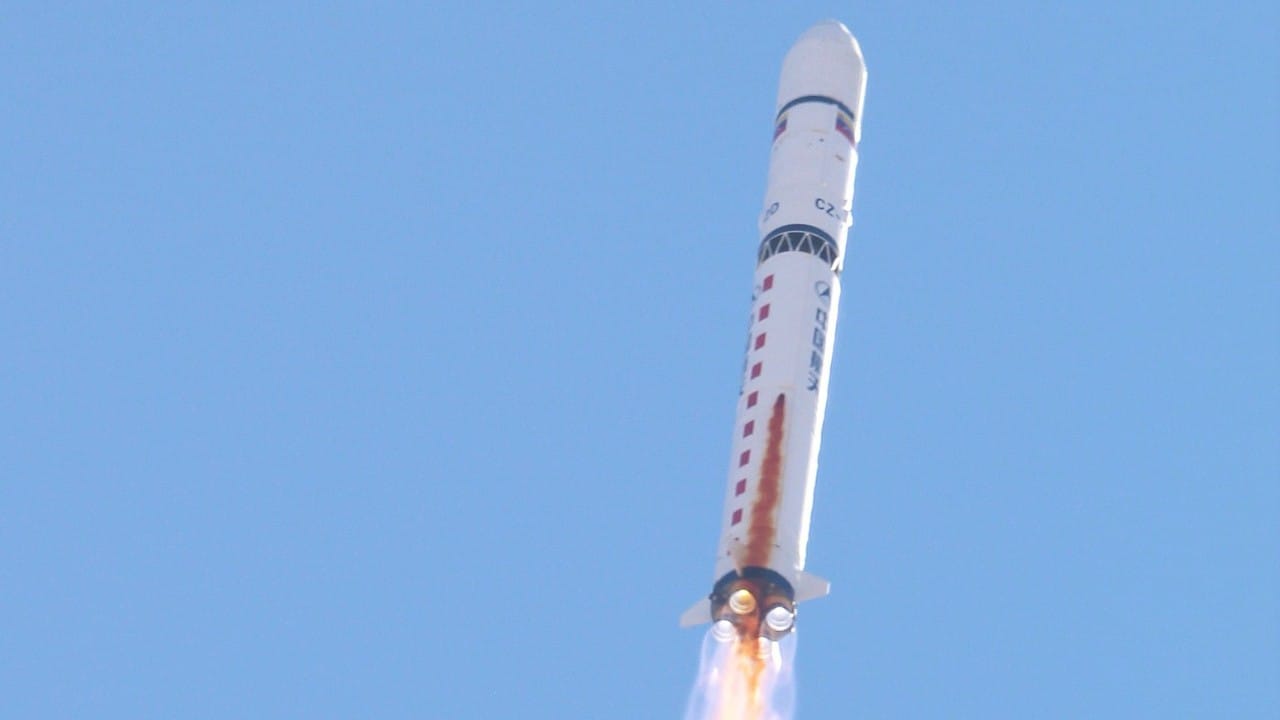 The Chinese Long March-2D carrier rocket launched the two satellites. Image credit: WIkipedia 