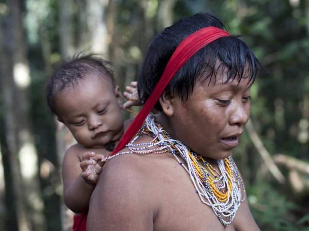 The Yanomami are the largest relatively isolated tribe in South America. They live in the rainforests and mountains of northern Brazil and southern Venezuela. Image credit: Flickr/Sam valadi