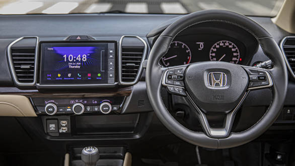 2020 Honda City comes with a pre-installed infotainment system. Image: Overdrive