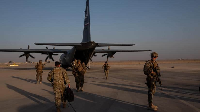 File image of American troops at Camp Shorabak in Helmand province, Afghanistan in September 2019. The New York Times