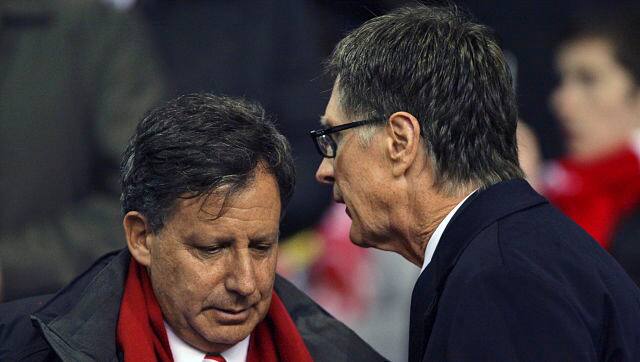 Liverpool owners John Henry (R) Tom Werner. AP