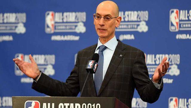 File image of NBA commissioner Adam Silver. AP 