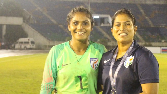 India women’s goal-keeper Aditi Chauhan hopes to emulate Sunil Chhetri's fitness, ability to inspire young players India women’s goal-keeper Aditi Chauhan hopes to emulate Sunil Chhetri's fitness, ability to inspire young players
