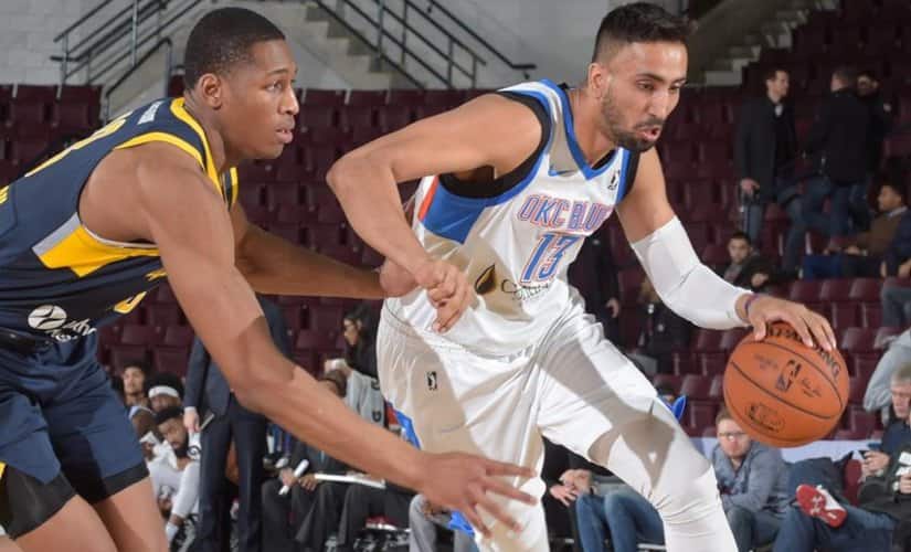 Amjyot Singh Gill is only the second Indian to play in NBA G-League after Satnam Singh. Image: Amjyot Singh Gill