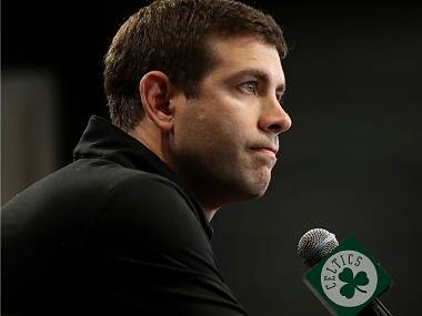File photo of Boston Celtics coach Brad Stevens. AP Photo