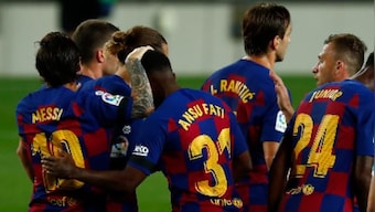 LaLiga: Ansu Fati, Lionel Messi's goals seal victory for Barcelona over relegation-threatened Leganes on return to Camp Nou