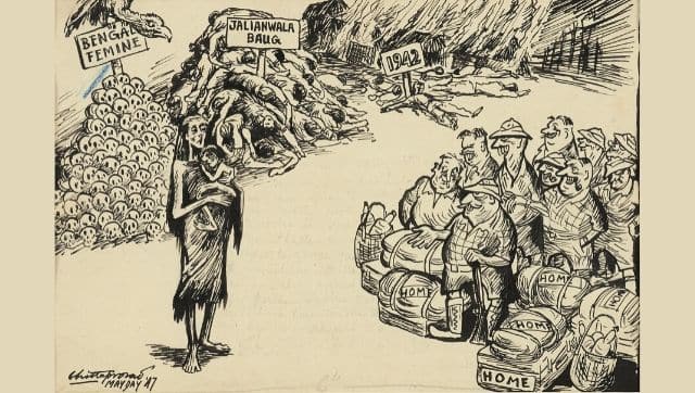'Going Home' by Chittaprosad Bhattacharya, 1 May 1947. Courtesy: DAG
